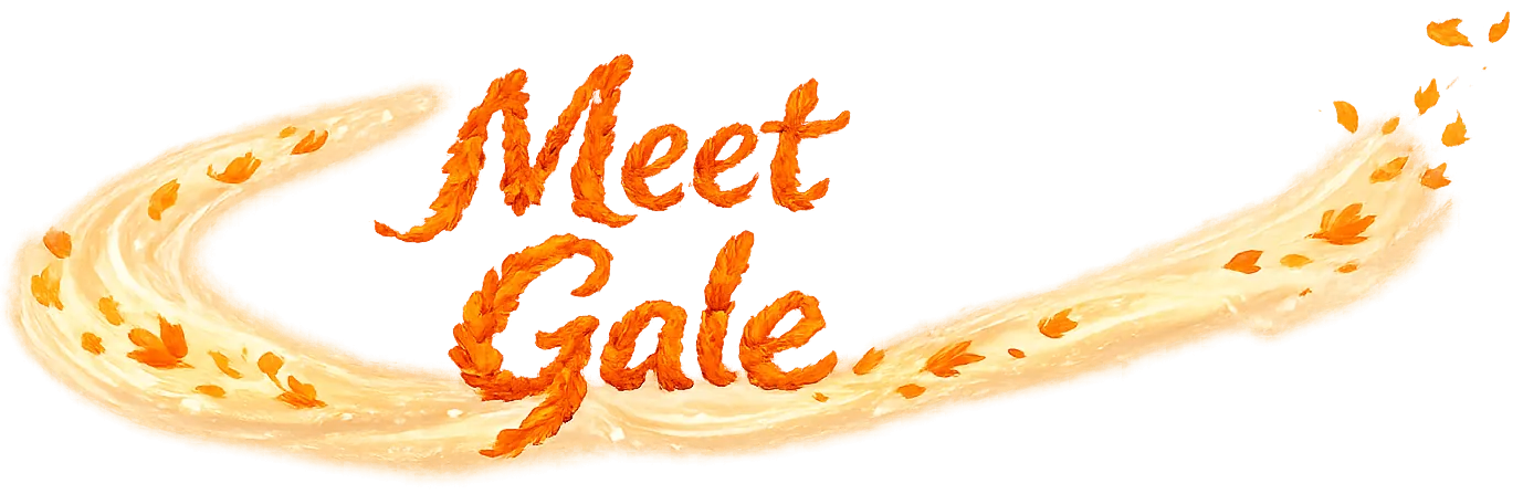 Meet Gale formed by swirling autumn leaves